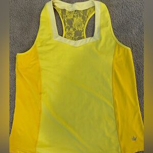 Crowned Athletics Enchanted Rose (Belle) Flow Tank Top - XXL